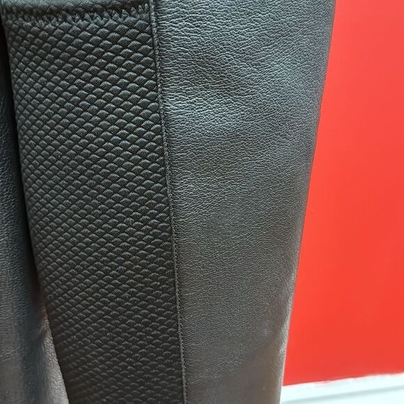 NWOT Cole Haan Dutchess Over The Knee Back Stretch Motorcycle Boots Black size 6 - Picture 4 of 13